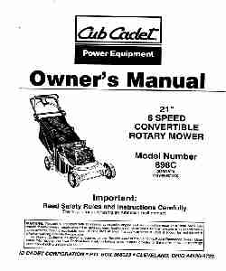 Cub Cadet Lawn Mower 898C-page_pdf